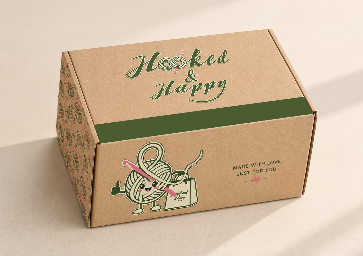 Hooked & Happy Wordmark