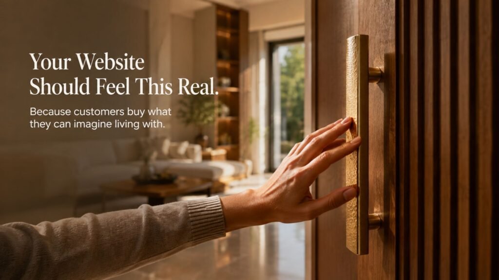 Customers buy what they can imagine living with. Discover how to build immersive, high-converting websites with tactile textures and realistic digital experiences.